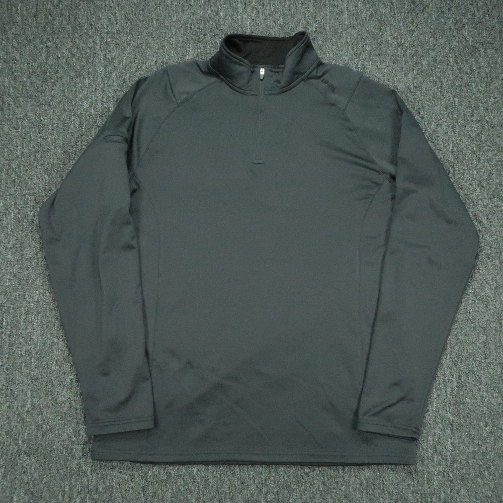 UNRL Pullover Mens Large Gray Elite Quarter Zip Athletic Performance Golf